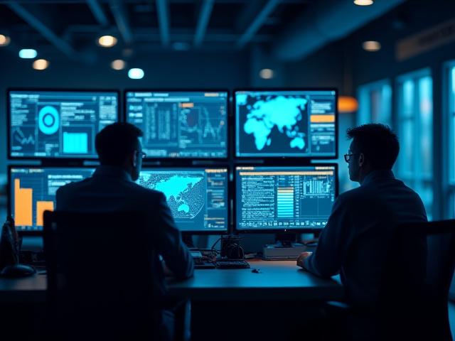 Logistics dispatcher managing urgent shipments