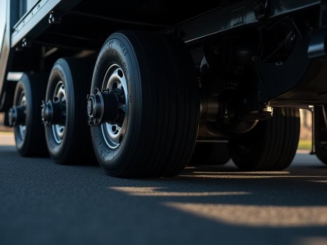 Specialized multi-axle trailer for high weight distribution