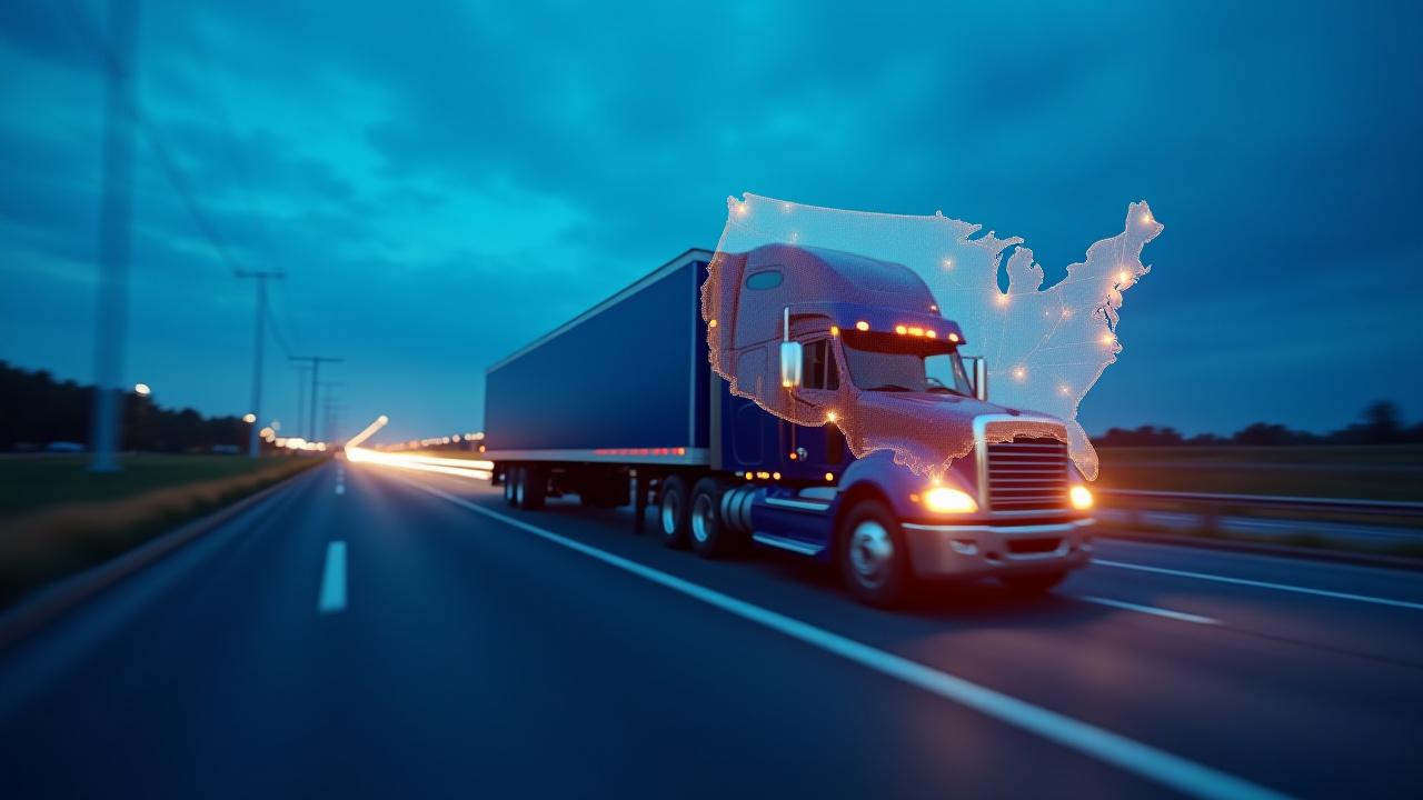 Strategic Midwest regional trucking map centered in St. Louis Missouri