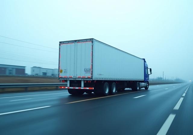 Standard K&H 53-foot dry van trailer at a loading dock